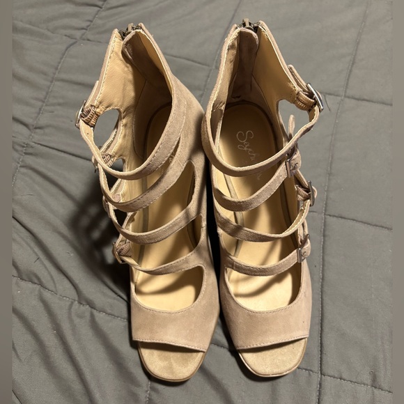 Seychelles Shoes - SEYCHELLES Women’s Tan Open-Toed Strappy Gladiator Sandal Heels Size 7
